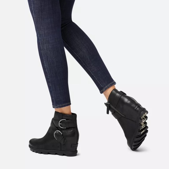 Buckle Sorel Joan Of Arctic Wedge Ankle Boots Sorel Joan Of